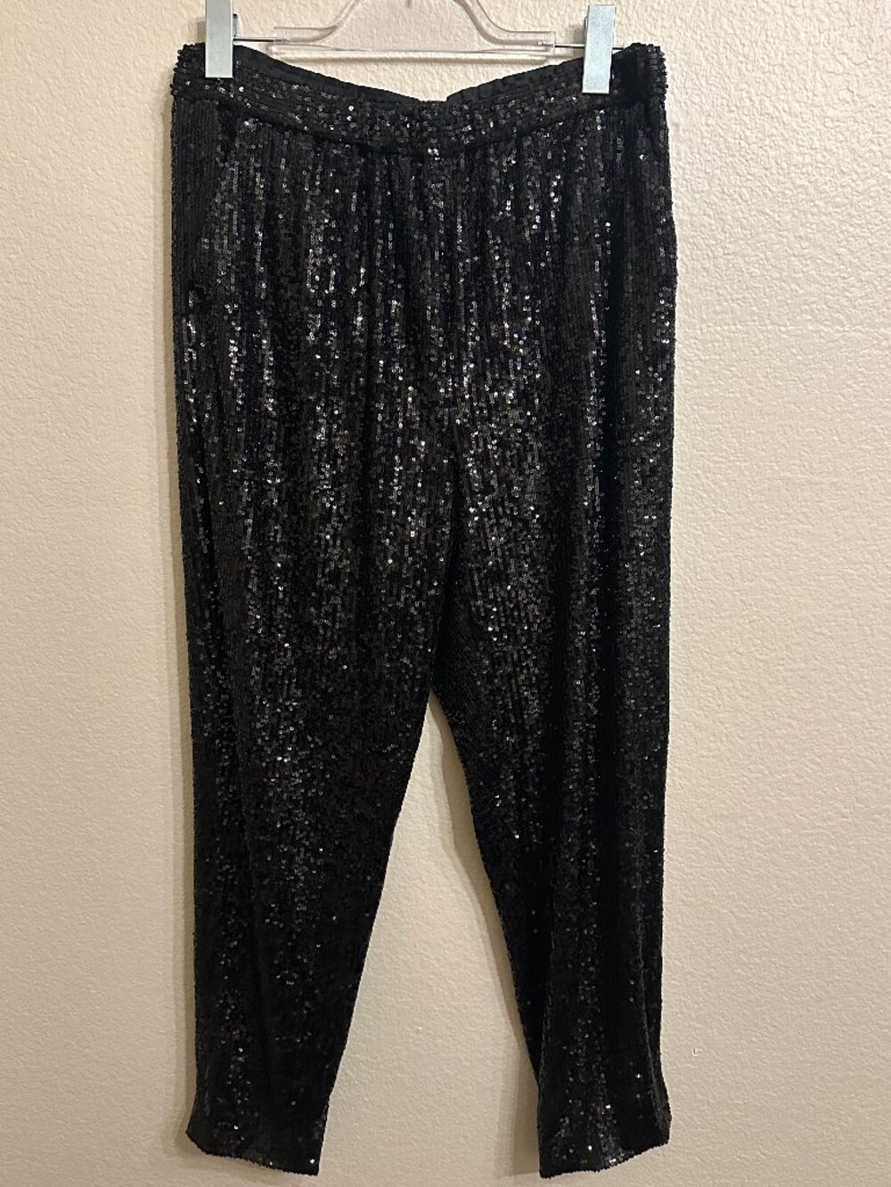 Trina Turk Black Sequin Pants